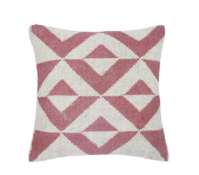 Wool Jute Kilim Cushion Cover