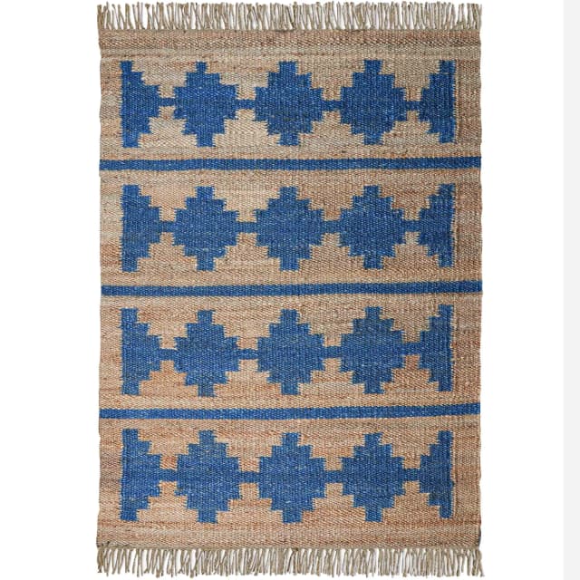 Indian Handmade Jute Hemp Rug