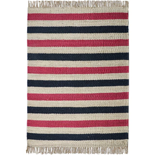 Handwoven Jute Hemp Entryway Area Rug