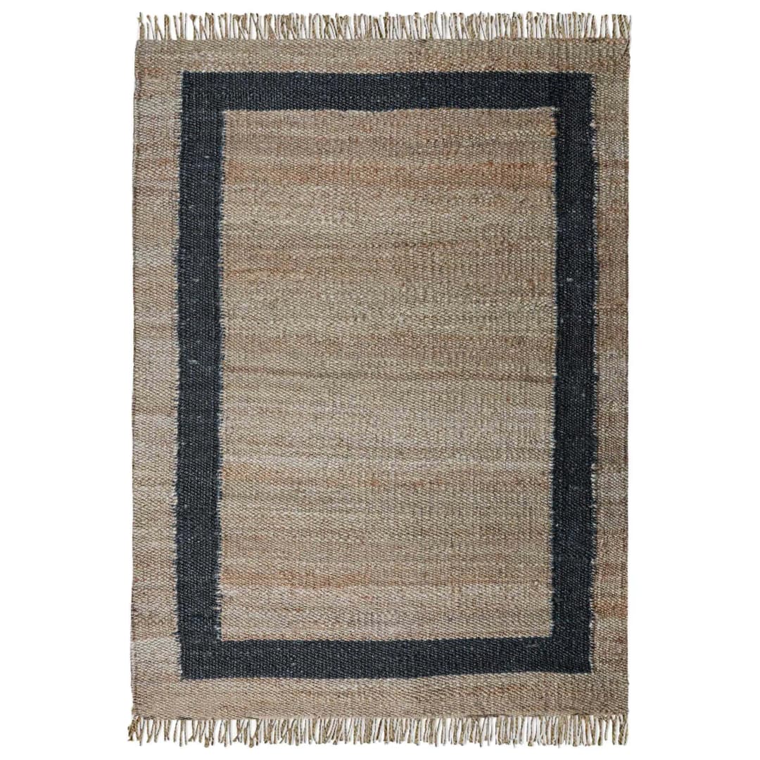 Custom Size Handwoven Jute Hemp Rug