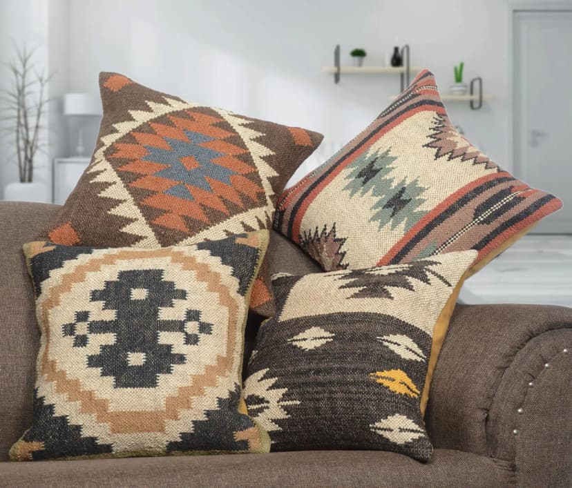 Handwoven Turkish Kilim Pillow Covers