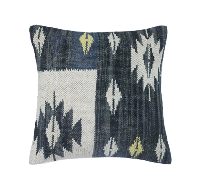 45x45 cm Handmade Wool Jute Kilim Pillowcases
