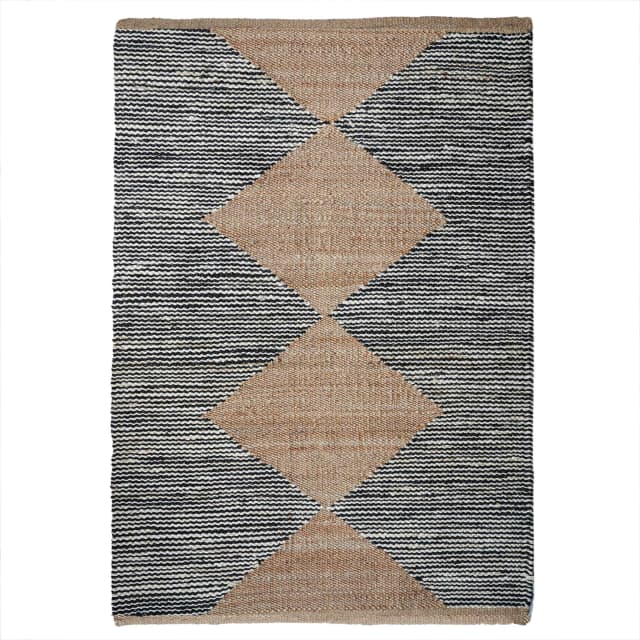 Home and Living Room Decor Hand Loomed Jute Hemp Rug