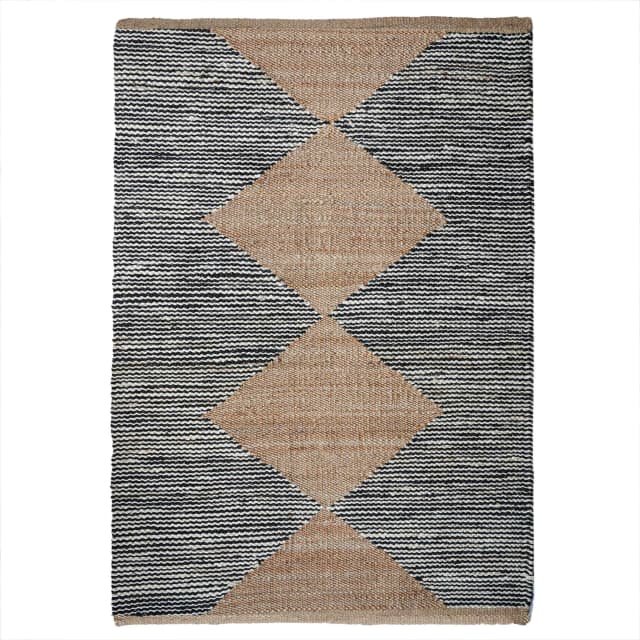 Home and Living Room Decor Hand Loomed Jute Hemp Rug