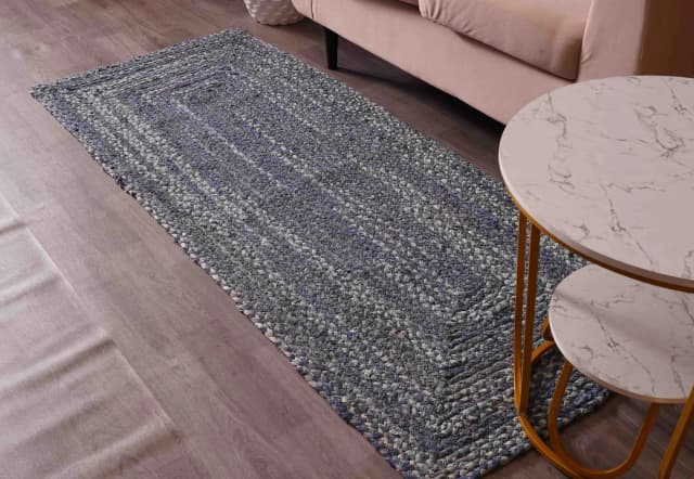 Multicolor Cotton Handwoven Chindi Runner Rug