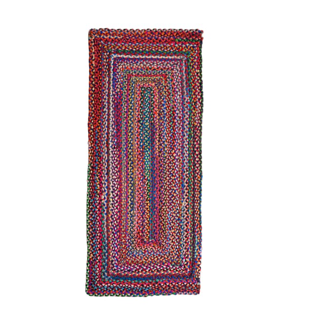 Home Decor Bohemian Multicolor Cotton Runner Rug