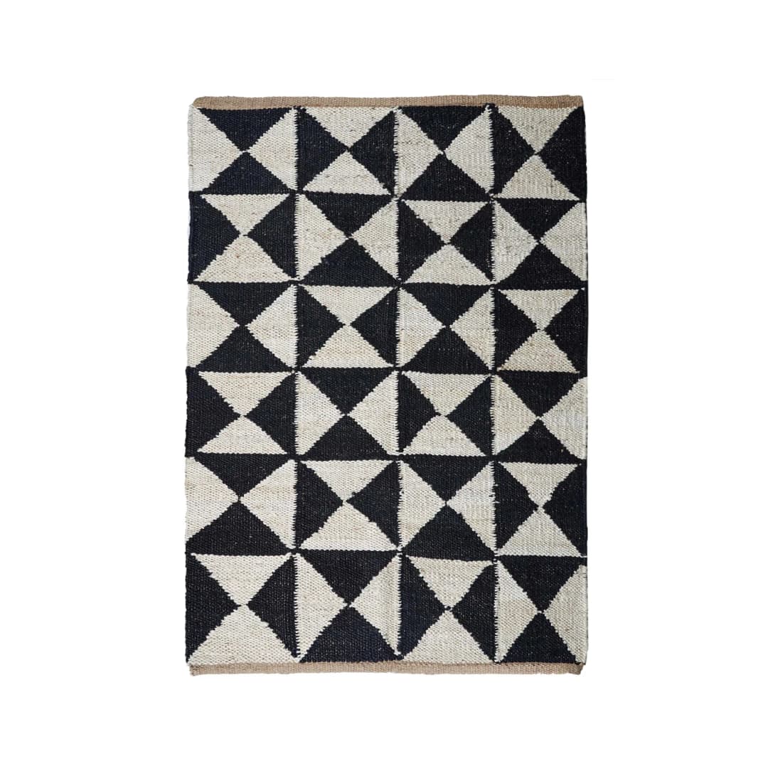 Handmade Hemp Rug off White and Black Color Boho Decor Hemp Hallway Decor Hemp Jute Rug Hemp For Farmhouse Custom Size Hemp Carpet Vintage Large Area Rug 