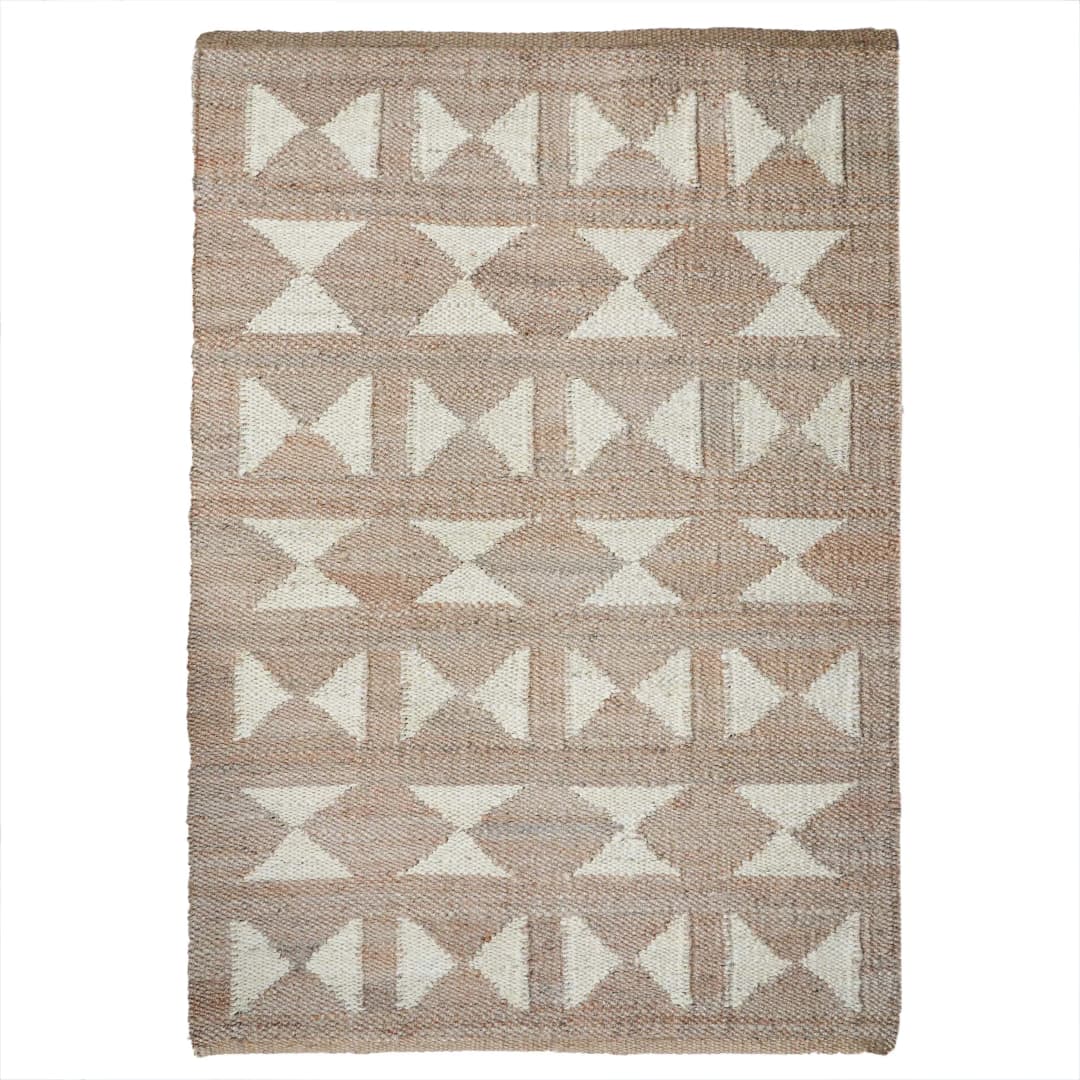 Natural Hemp Rectangle Doormat Runner Rug With White Design Hemp For Stair Decor Tufted Hemp Rug Moroccan Hemp Runner Rug Entryway Large Dhurrie Rug Traditional Jute Rug