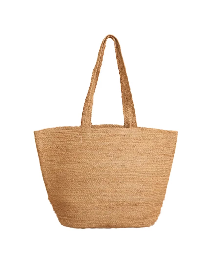Natural Handwoven Jute Tote Bag
