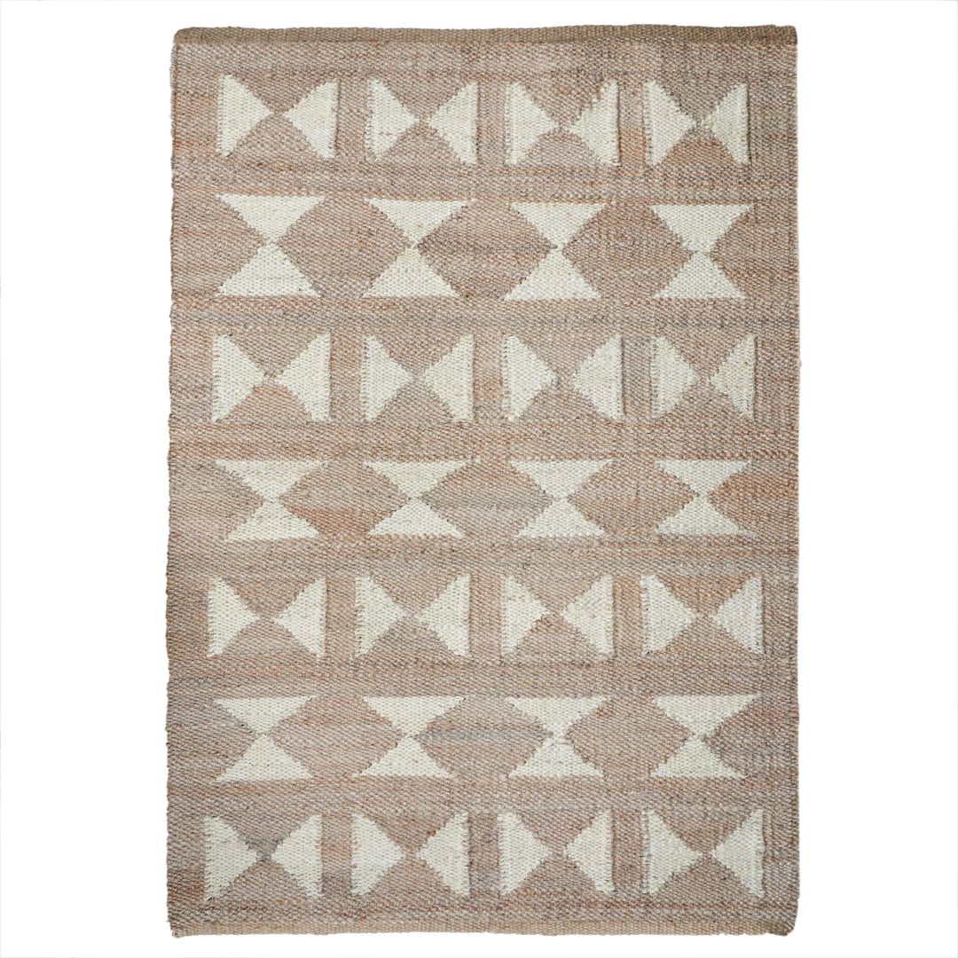 Natural Hemp Rectangle Doormat Runner Rug With White Design Hemp For Stair Decor Tufted Hemp Rug Moroccan Hemp Runner Rug Entryway Large Dhurrie Rug Traditional Jute Rug