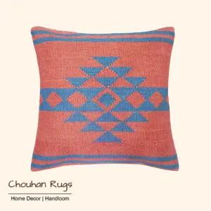 handcrafted jute pillow covers
