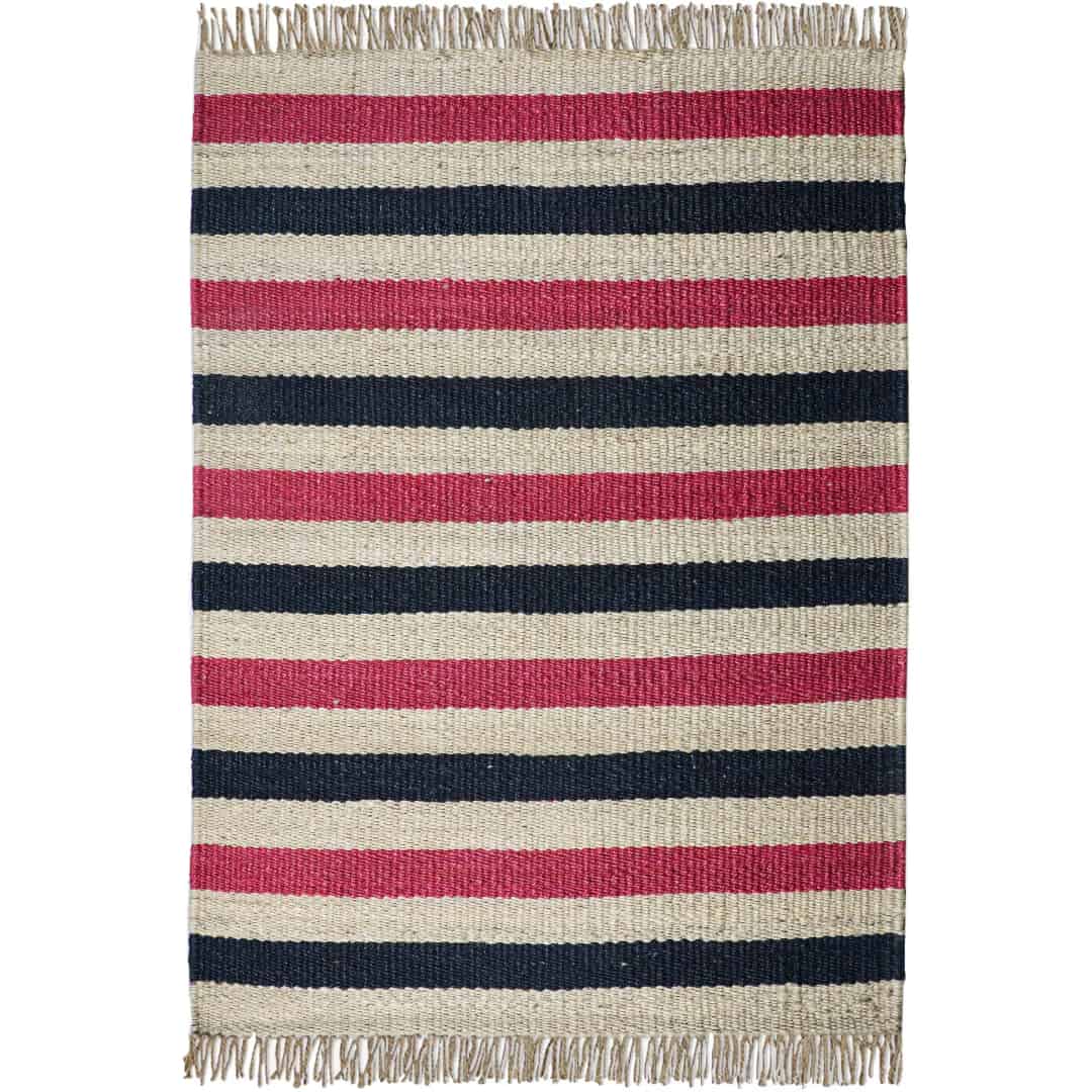 Handwoven Jute Hemp Entryway Area Rug - Image 1