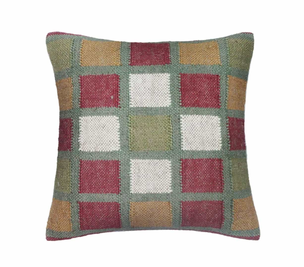 Home Decor Turkish Wool Jute Kilim Cushion Covers - Image 4