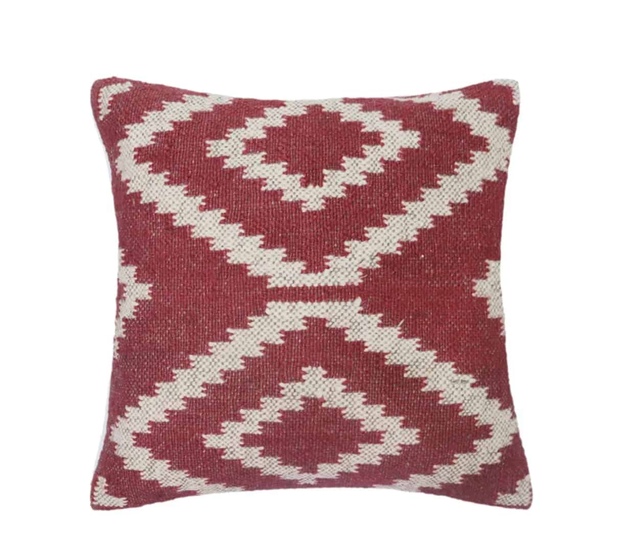 Indian Handmade Turkish Wool Jute Cushion Cover - Image 3