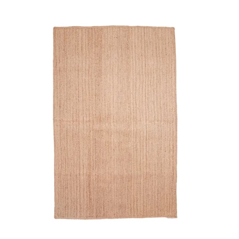 Custom Size Hand Braided Natural Jute Rug