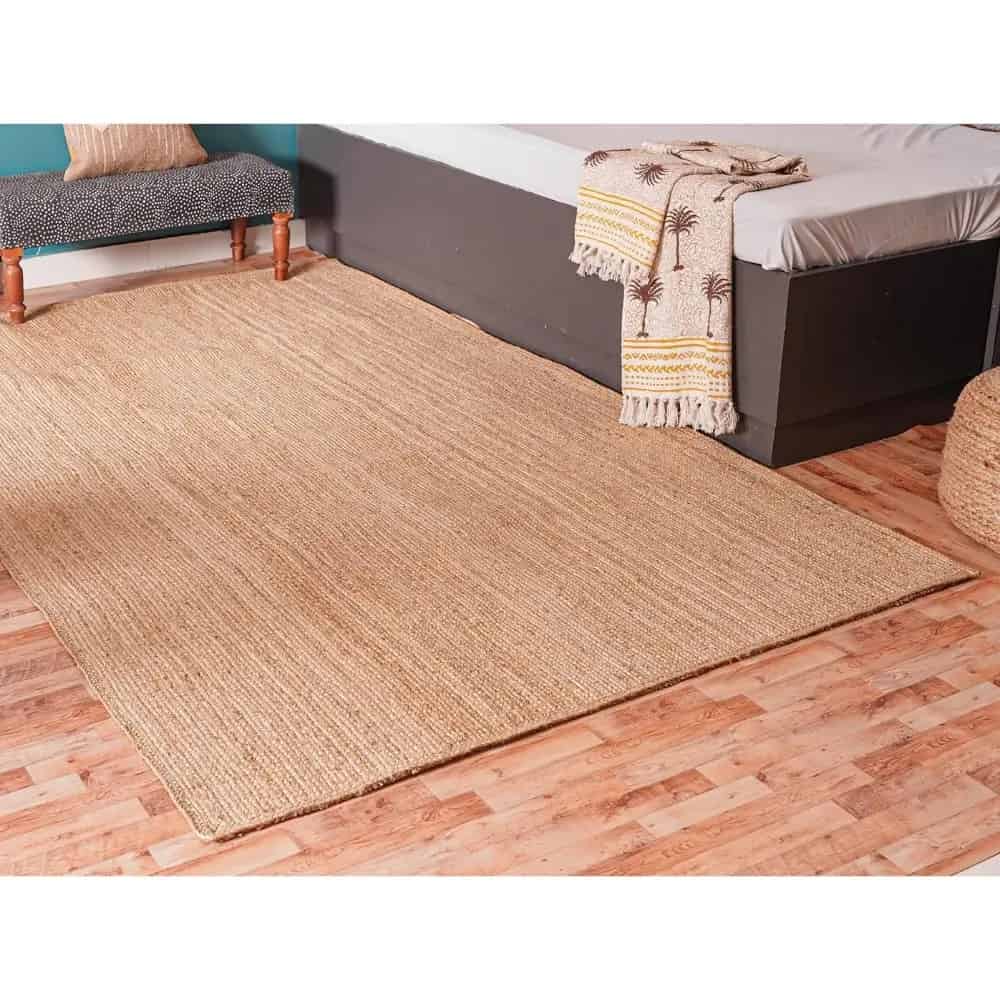 Custom Size Hand Braided Natural Jute Rug - Image 2