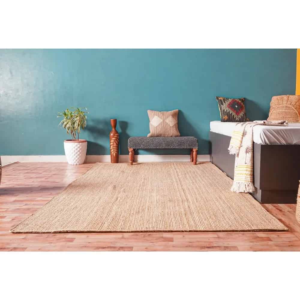 Custom Size Hand Braided Natural Jute Rug - Image 4