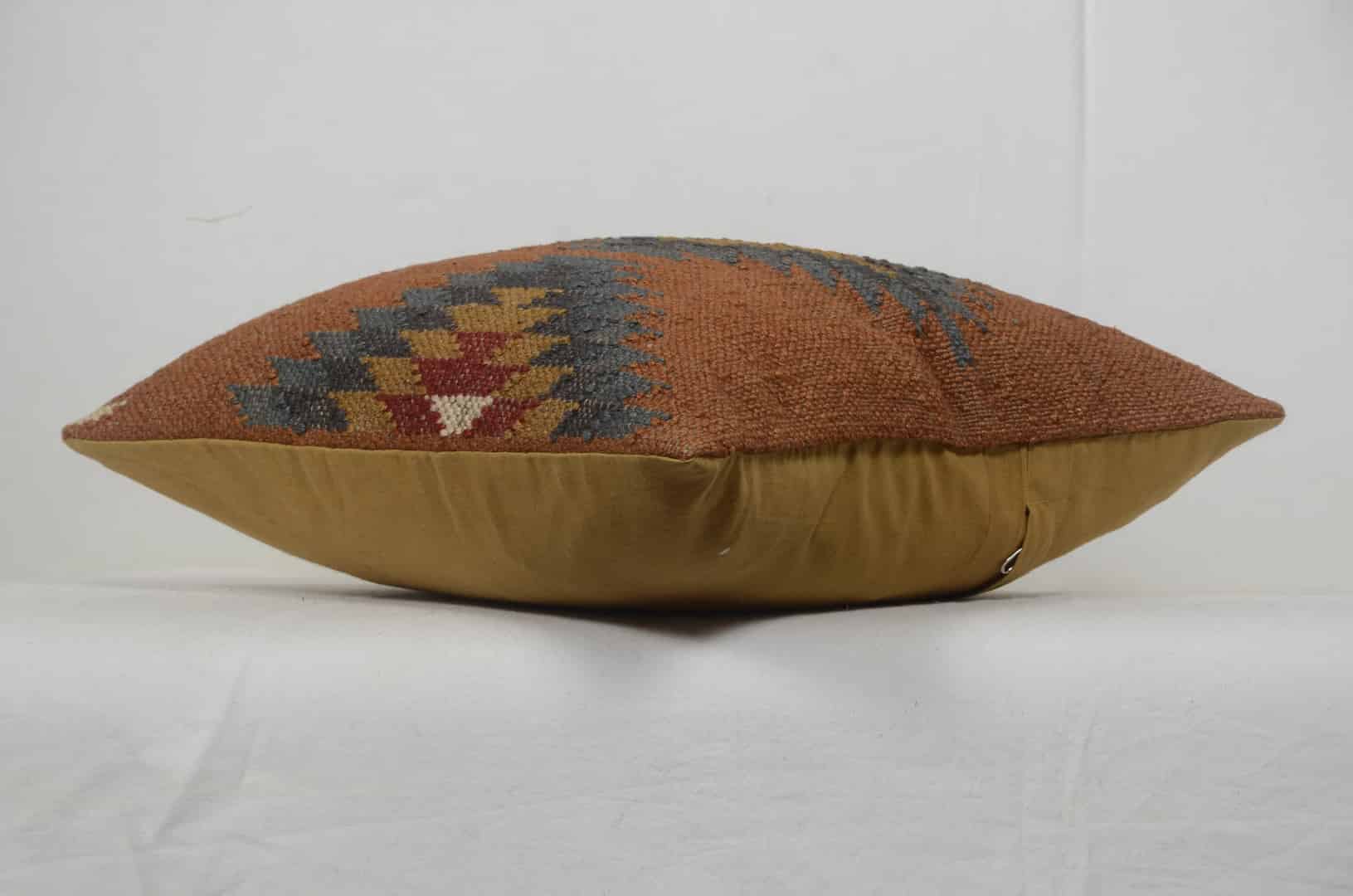 Handmade Turkish Wool Jute Cushion Covers - Image 2