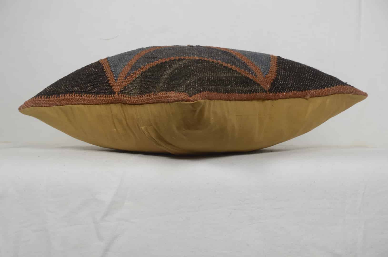 Multicolor Wool Jute Kilim Cushion Cover - Image 2