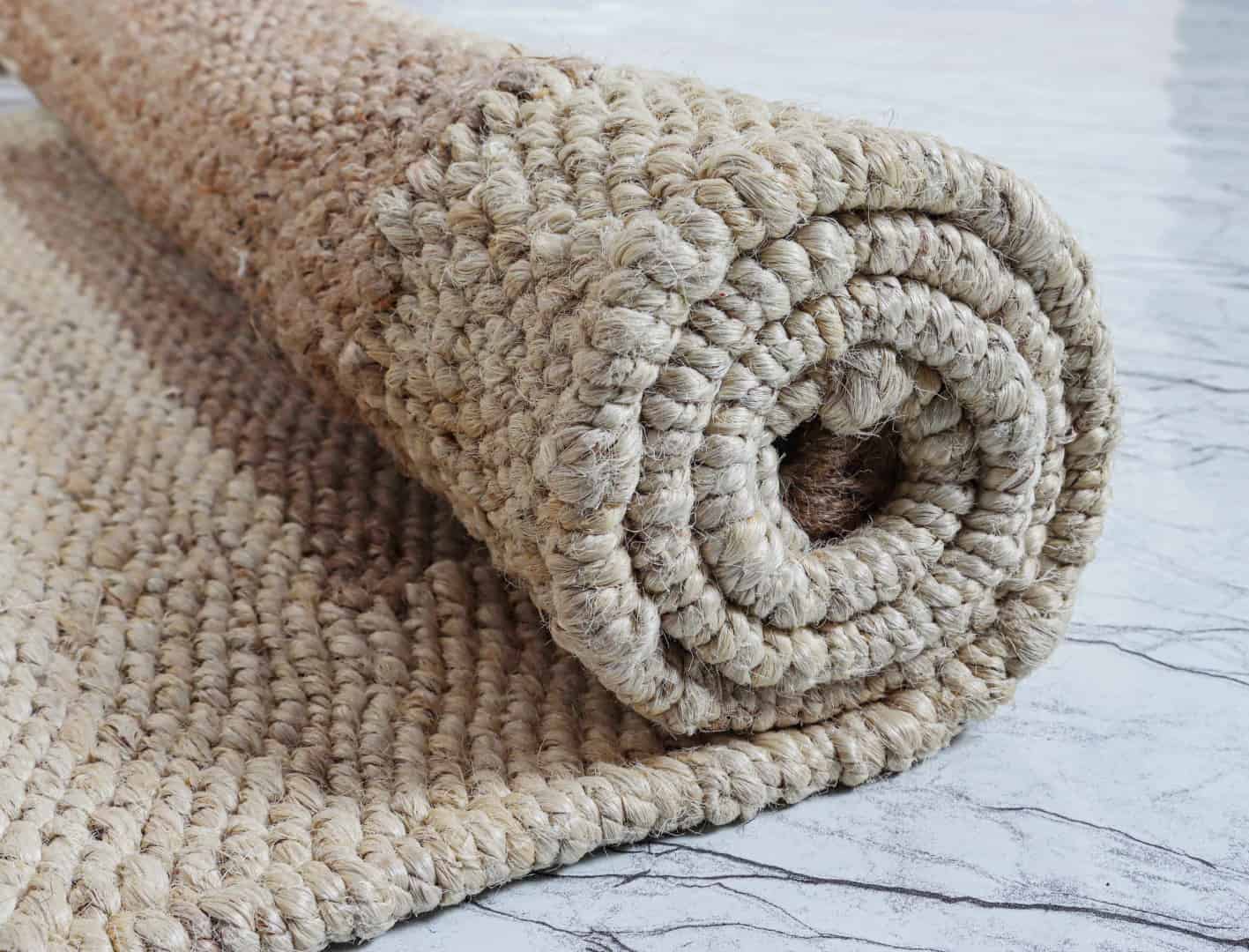 Off White Hemp Runner with Beige Stripes Line Design Hand Woven Large Area Jute Hemp Runner Rug Vintage Hemp Jute Large Dhurrie - Image 7