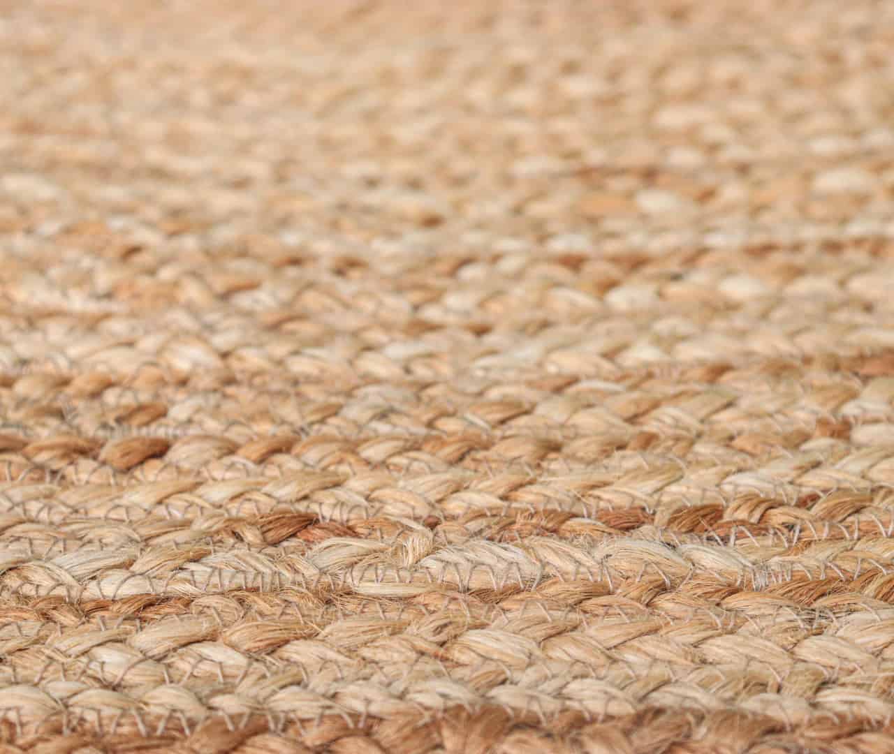 Natural Scalloped Hand Braided Round Jute Rug Home Decor Boho Rugs - Image 6