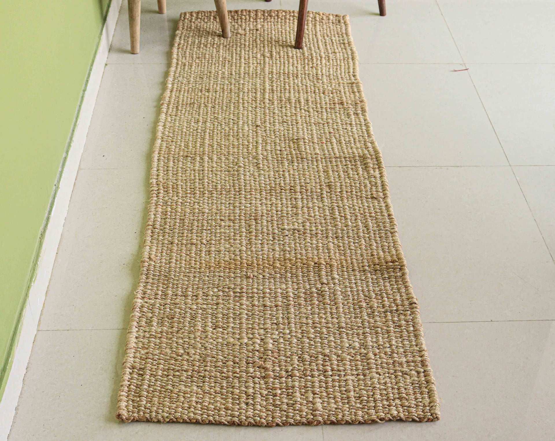 Handmade Natural Jute Off White Hemp Jute Runner Rug Yoga Mat Throw Carpet Hand Loomed Decorative Rug Doormat Stair Hemp Runner Jute Rug hallway Decor Hemp Jute Rug