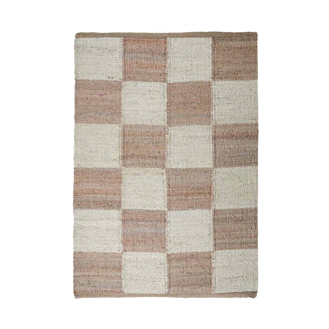 Indian Handmade Hemp Jute Area Rug For Home Decor And Living Room - Image 1