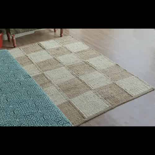 Indian Handmade Hemp Jute Area Rug For Home Decor And Living Room - Image 2