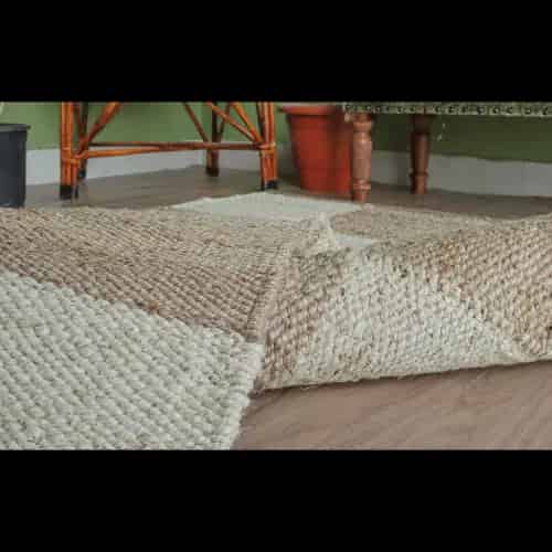 Indian Handmade Hemp Jute Area Rug For Home Decor And Living Room - Image 5