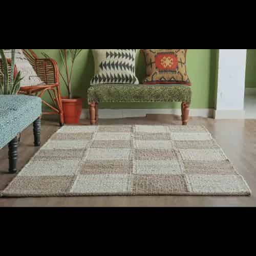 Indian Handmade Hemp Jute Area Rug For Home Decor And Living Room - Image 4