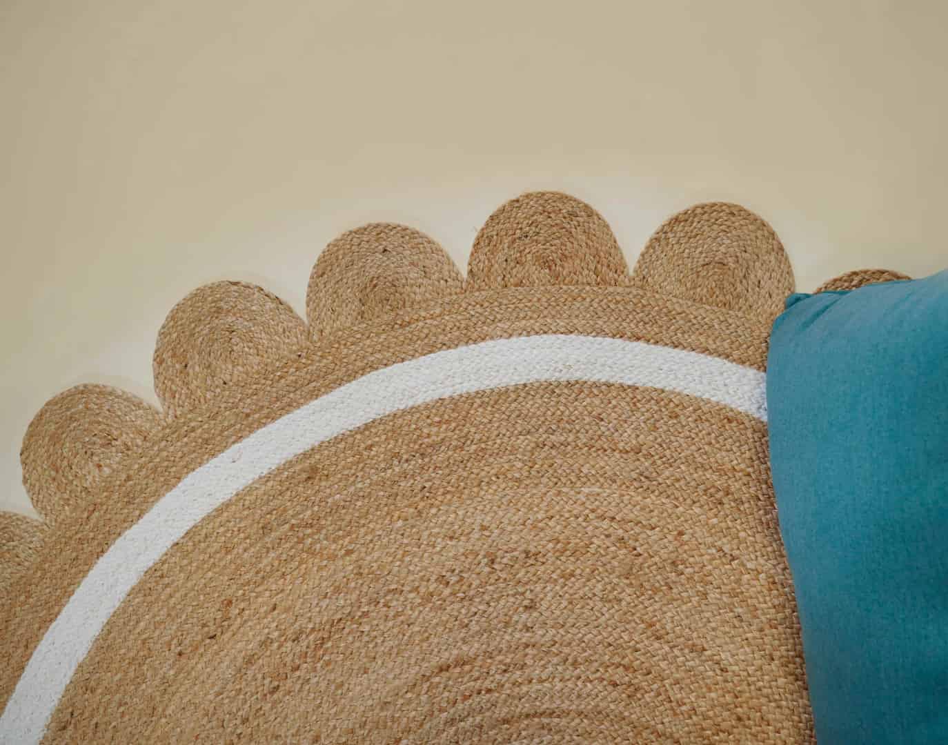 Artisan Scalloped Custom Braided Jute Rug - Image 5