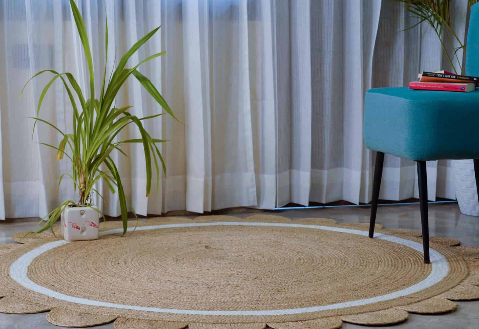 Artisan Scalloped Custom Braided Jute Rug - Image 6