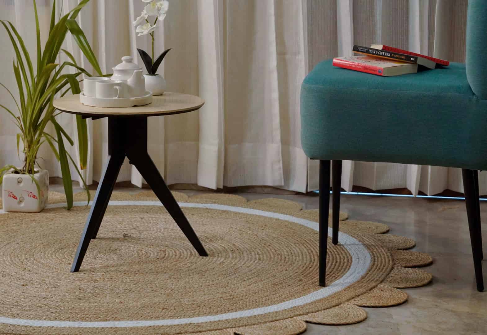 Artisan Scalloped Custom Braided Jute Rug - Image 10