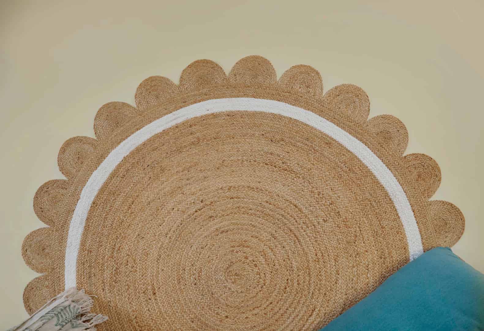 Artisan Scalloped Custom Braided Jute Rug - Image 11