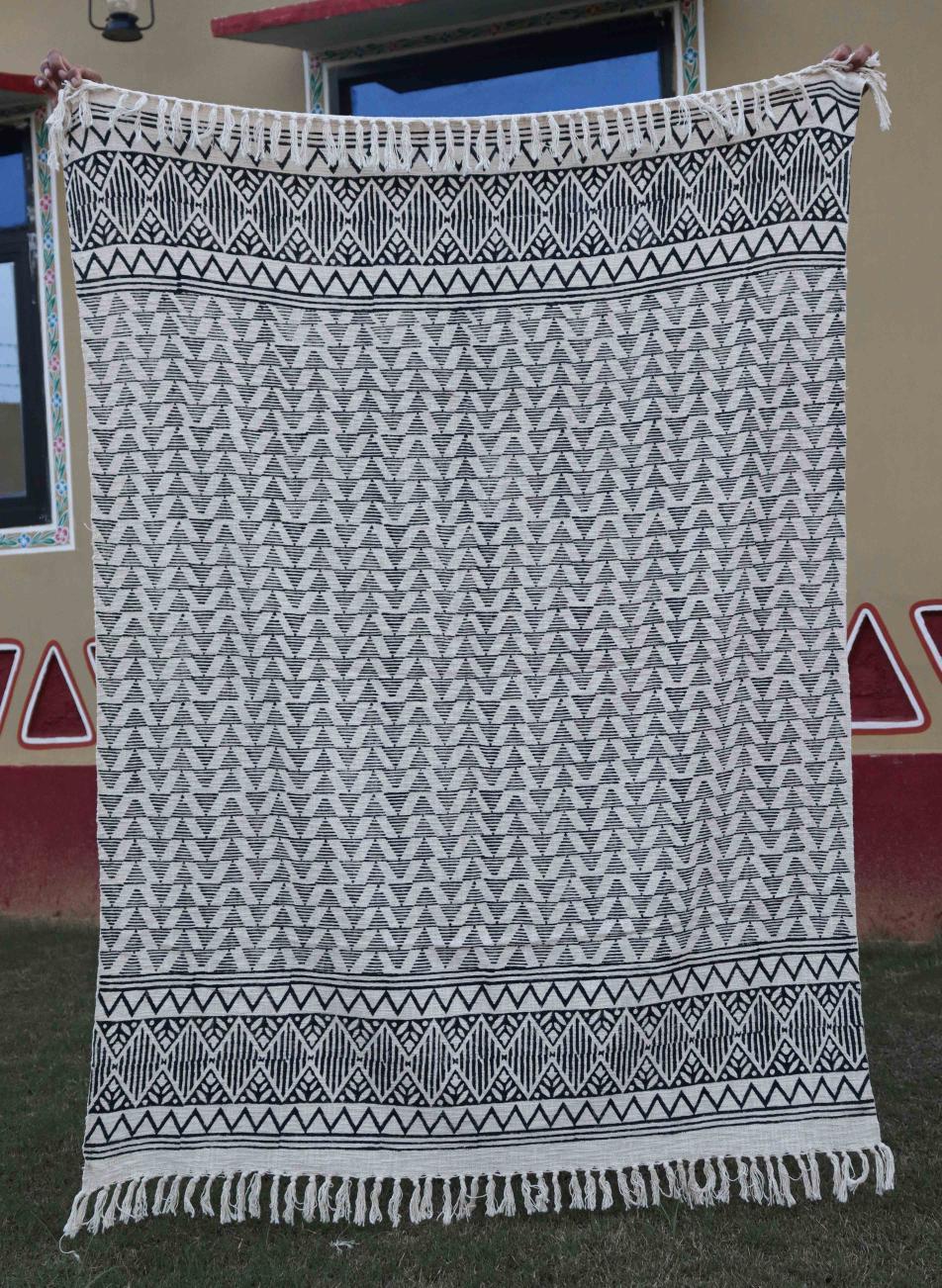 Traditional Cotton printed Throw Blanket