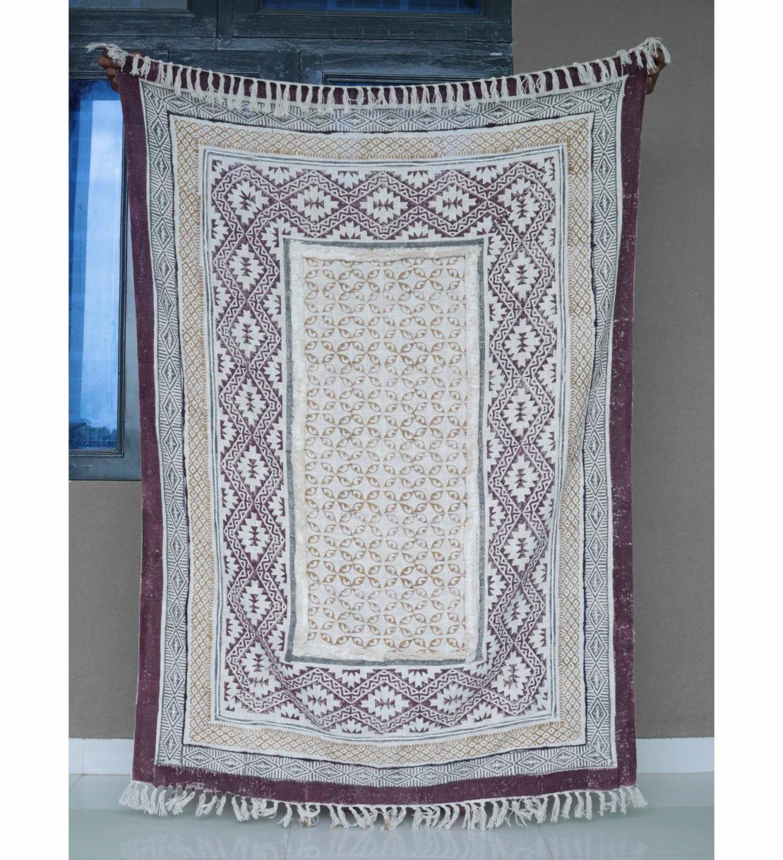 Cotton Throw Blanket for Living Room