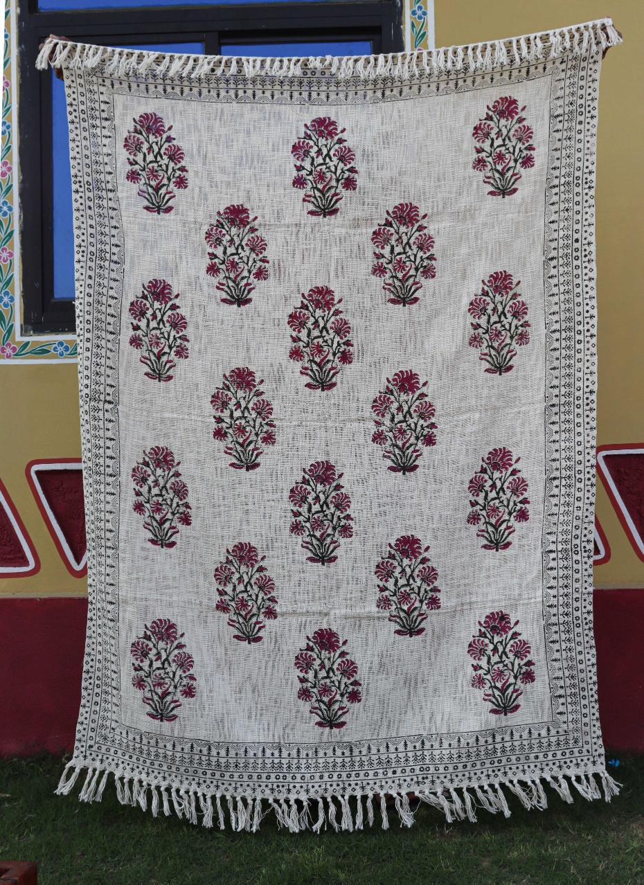Handmade Rustic Cotton Blanket